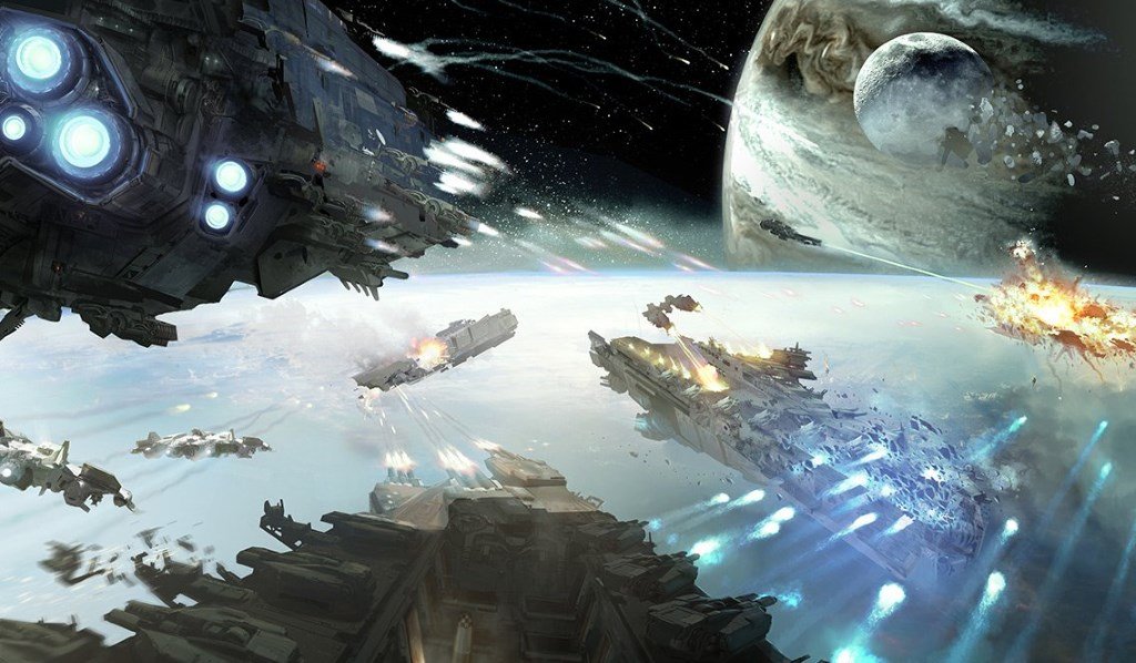 Dreadnought бой в космосе