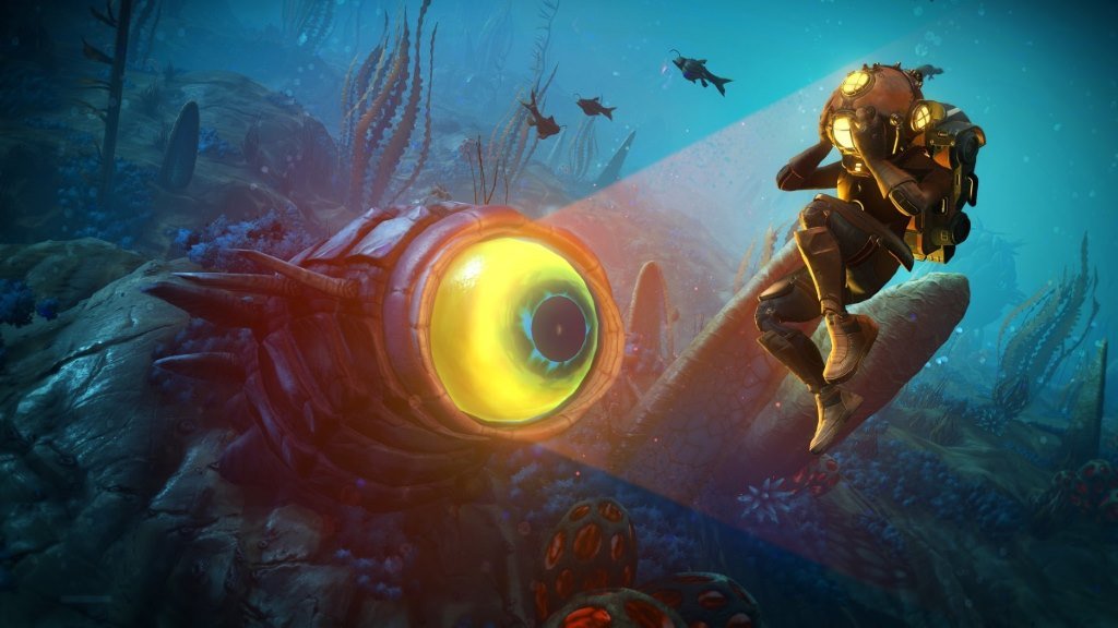 Обновление с подводным миров в No Mans Sky