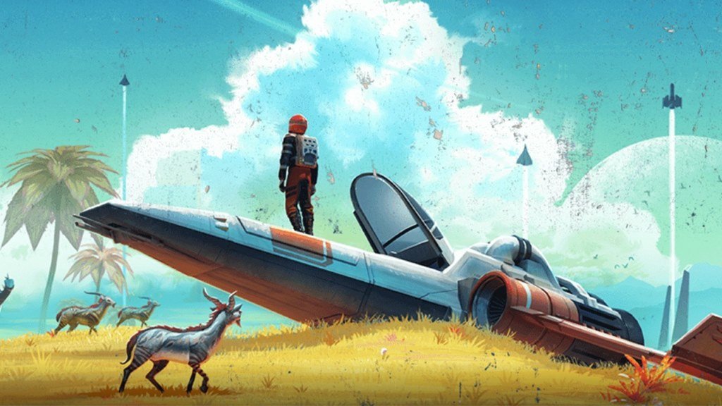 Звездолет в No Mans Sky