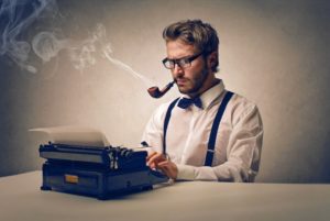 копирайтер за работой