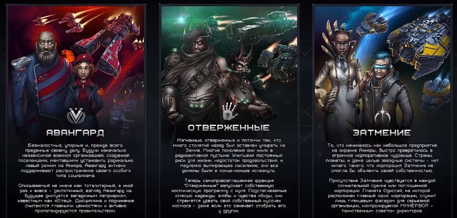 Starfall Online фракции