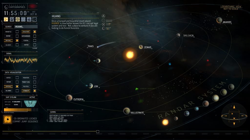 Elite Dangerous карта