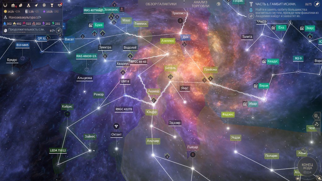 Endless Space карта галактики