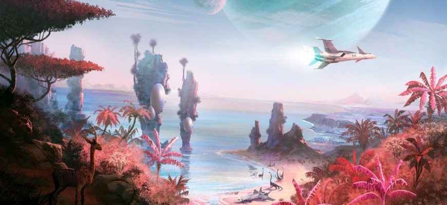 No Man's Sky пейзаж