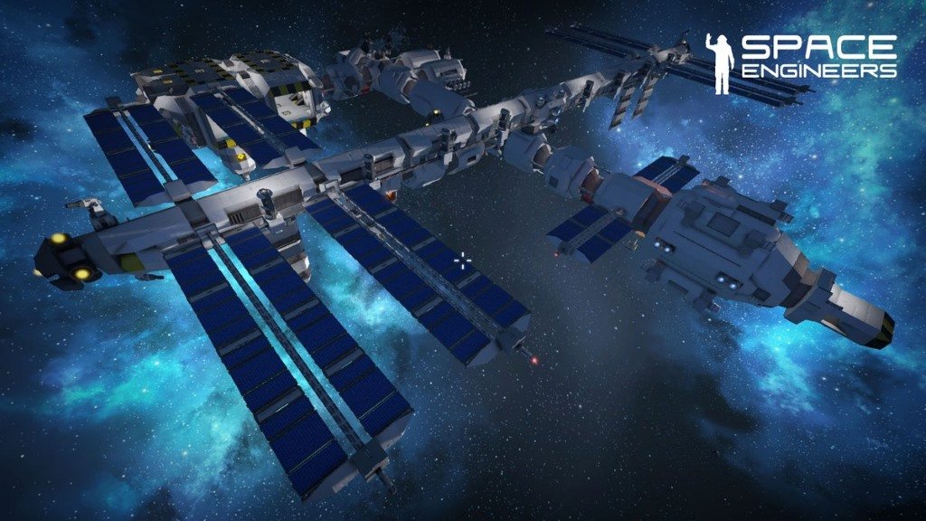 Space Engineers станция в космосе