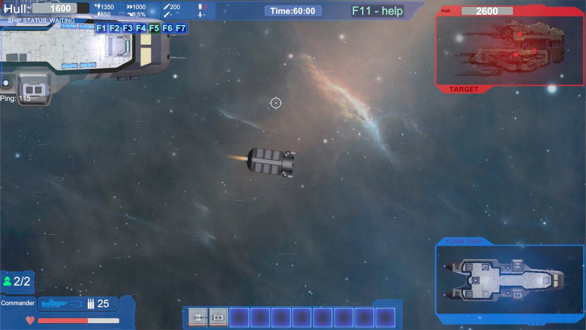 Spaceship Commander капсула в космосе