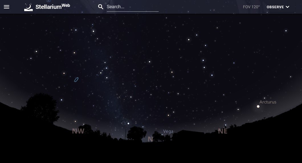 Виртуальный планетарий Stellarium