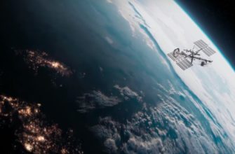 Станция с кораблем на орбите земли