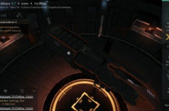Eve Echoes эсминец в ангаре