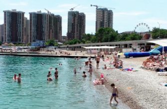 Пляжи Новороссийска и новостройки